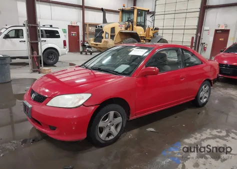 2005 Honda Civic Ex из США, поврежденный, VIN 1HGEM22935L004083